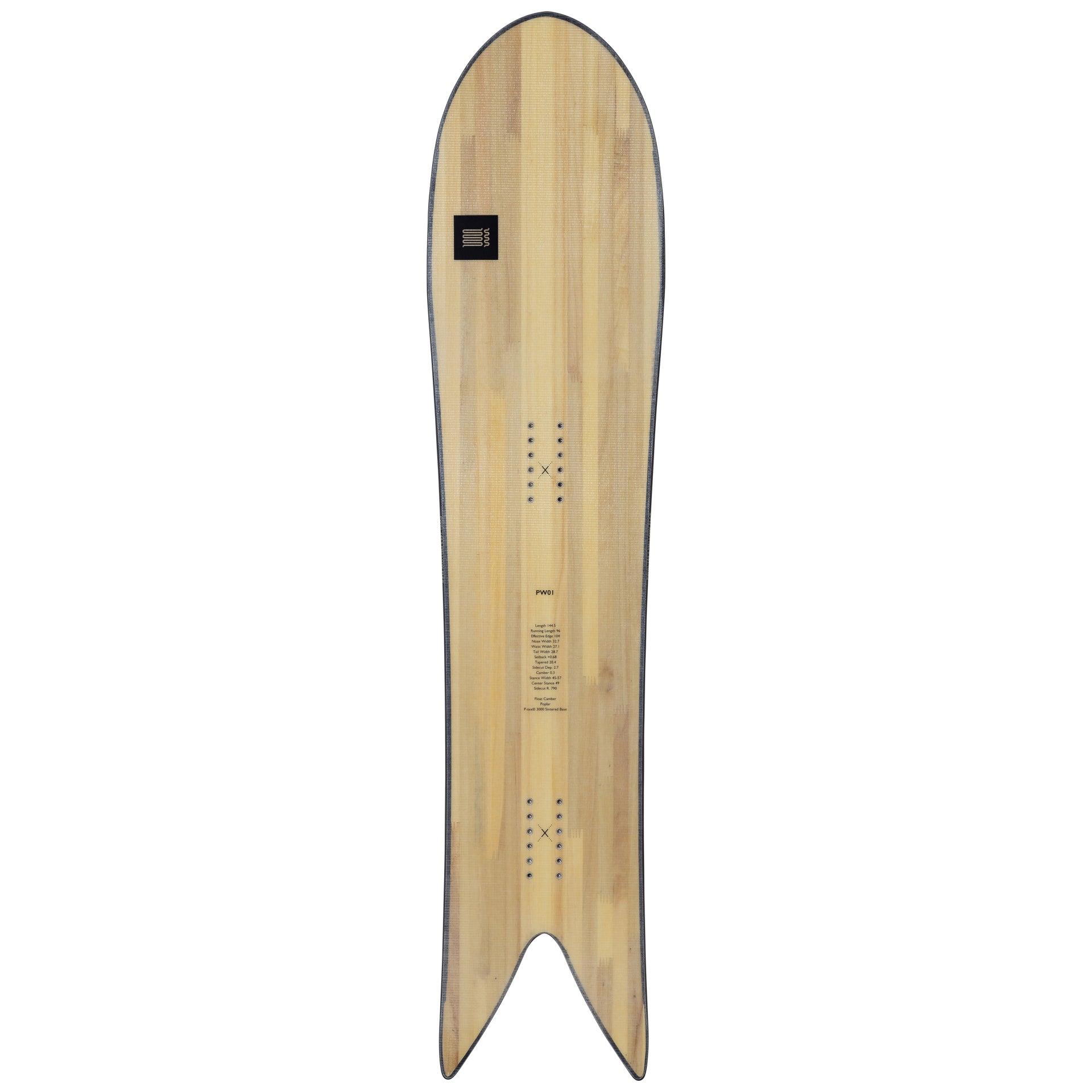 セパシェイプス公式】スノーボード PW01 144.5cm Mellow Flex 